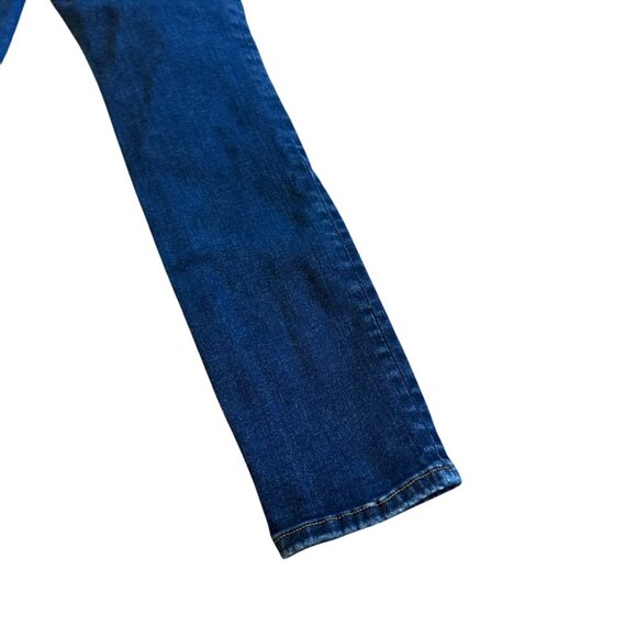 Good American Power Stretch Pull-On Skinny Jeans Dark Wash Size 3 Large Women's - Picture 8 of 9